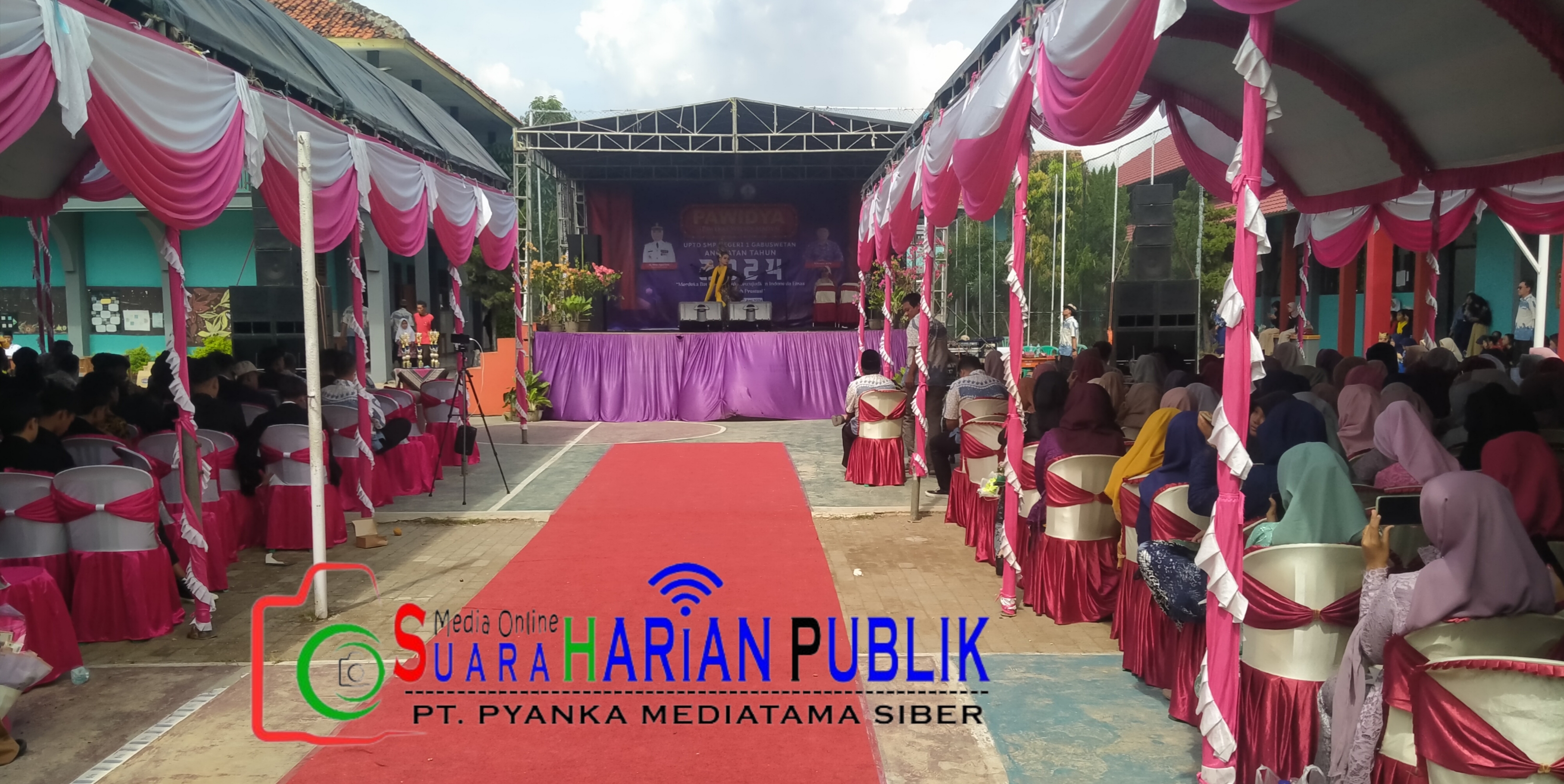 Pelepasan Siswa-siswi Kelas IX Angkatan XL Smpn 1 Gabuswetan 2023-2024