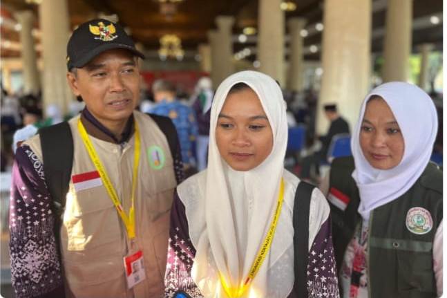 Siti, Jadi Jemaah Calon Haji Termuda Tahun 2024 Kloter 07.